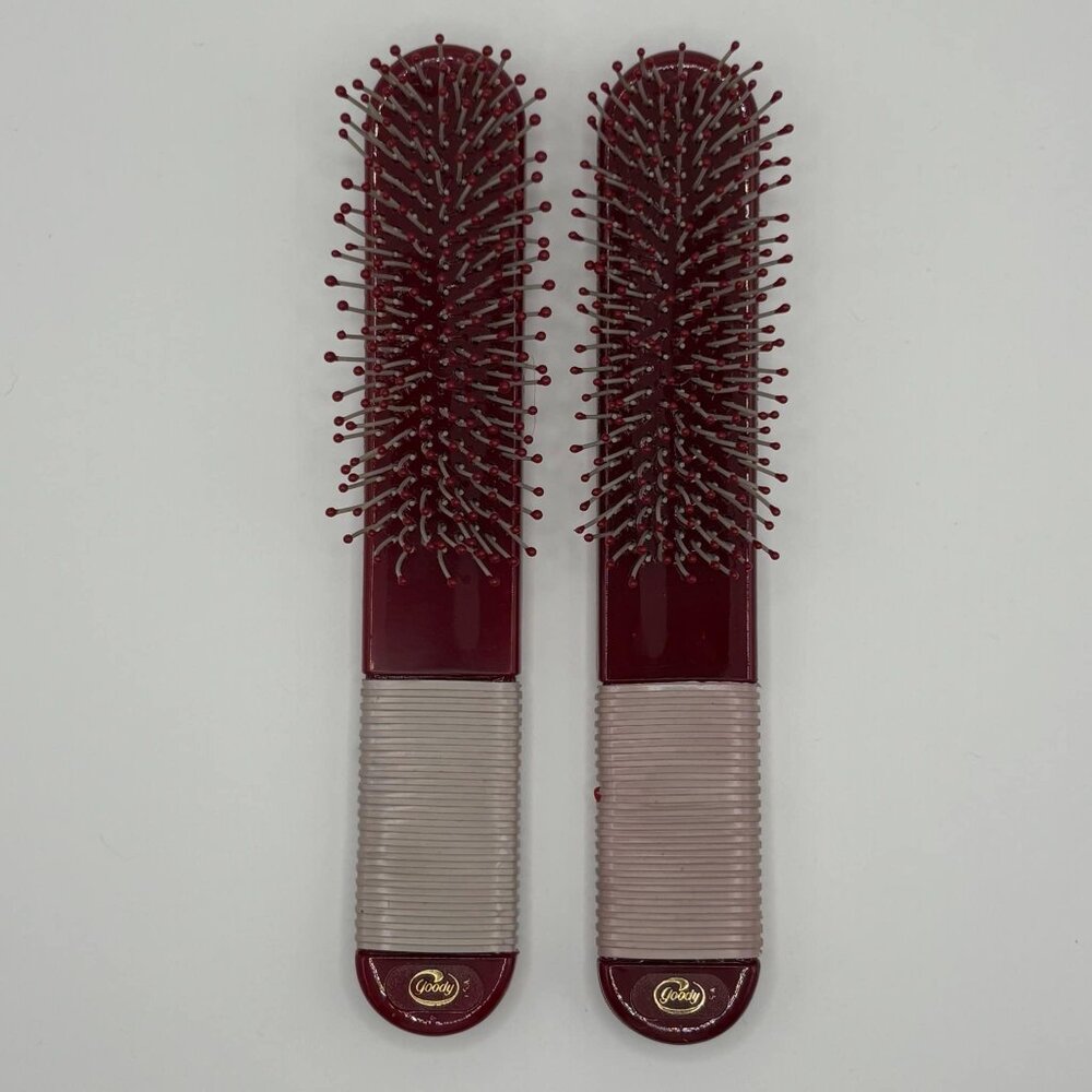 Vintage 1985 Goody Set of 2 Futura Brushes 7182 - NOS Warehouse Stock